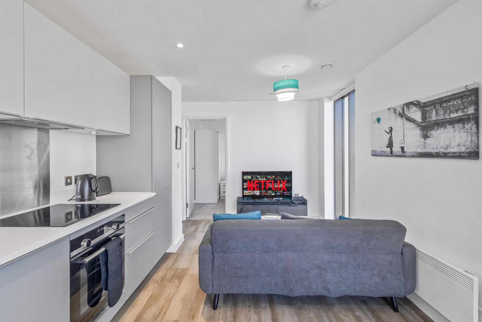 Luxury 2 Bedroom Apartment, On Broad Street! Birmingham Extérieur photo